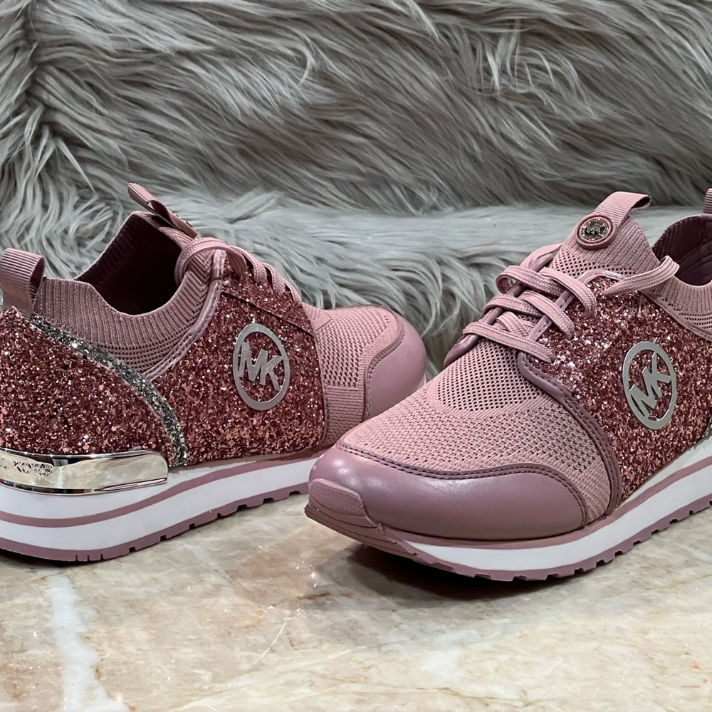Michael Kors Women's Dash Knit Trainer Sneakers - Picture 12 of 14